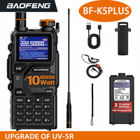 Baofeng Walkie Talkie K5Plus Handheld triband car radio 10W 999CH 2500mAh FM Wireless Copy Frequency Long Range Two Way Radio