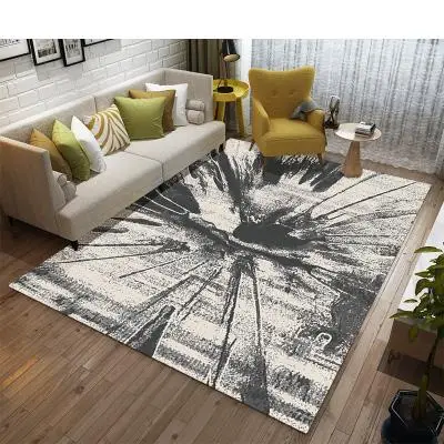 3D printing and dyeing Splash ink Rug Living room coffee table carpet Bedroom rectangular Bathroom floor mat Doormat