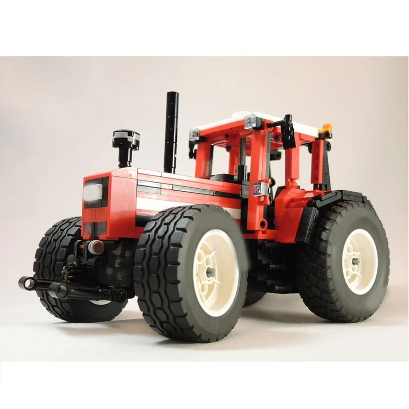 MOC-245050 Urban Agriculture Farm Tractor Bouwsteenmodel, 754 stuks, MOC Creatief verjaardagscadeau voor jongens voor kinderen