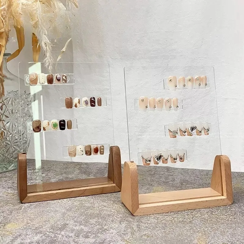 

Подставка для демонстрации ногтей, акриловая, магнитная, для накладных ногтей, профессиональная, для маникюра, демонстрационная доска, декоративная полка, 1 шт.