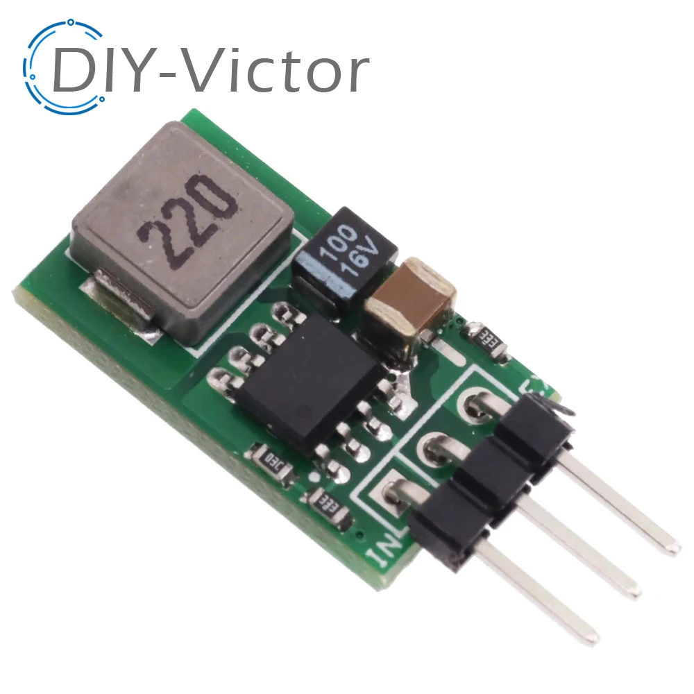 2Pcs DC-DC Step-down Buck Power Supply Module 5.5V-32V 5V 1A Synchronous Rectifier Converter Voltage Regulator Replace LM7805