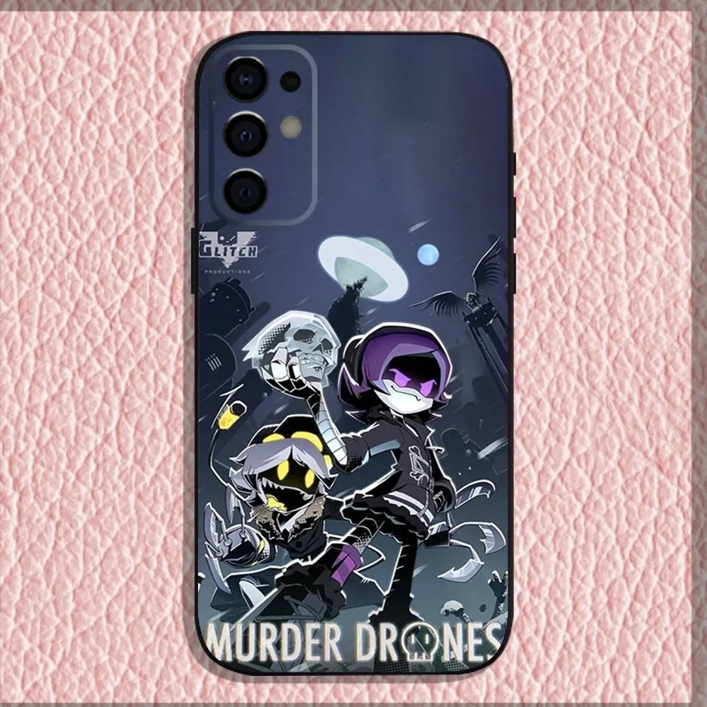 Game M-Murder-D-Drones Phone Case For Samsung S24,S21,S22,S23,S30,Ultra,S20,Plus,Fe,Lite,Note,10,9,5G Black Soft Shell