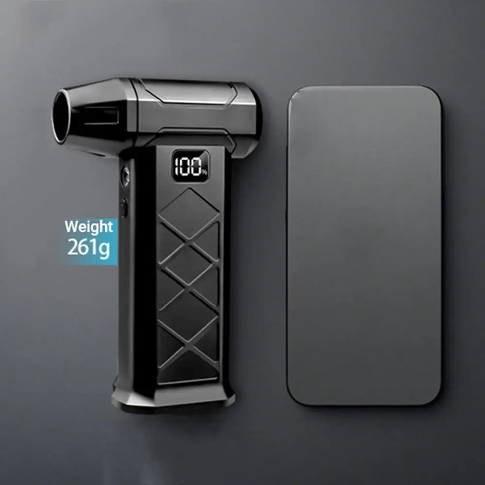 110000 دورة في الدقيقة منفاخ غبار قوي شاشة ديجيتال فرش السيارات يده توربو العنيفة مروحة 5 سرعة قابل للتعديل قابلة للشحن #1