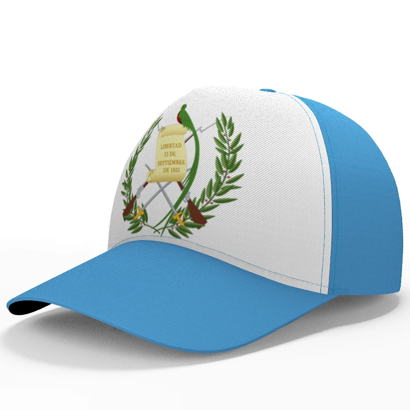 

Guatemala Baseball Cap Free Custom Name Number Team Logo Peaked Hats Gtm Country Travel Guatemalan Nation Spanish Flags Headgear