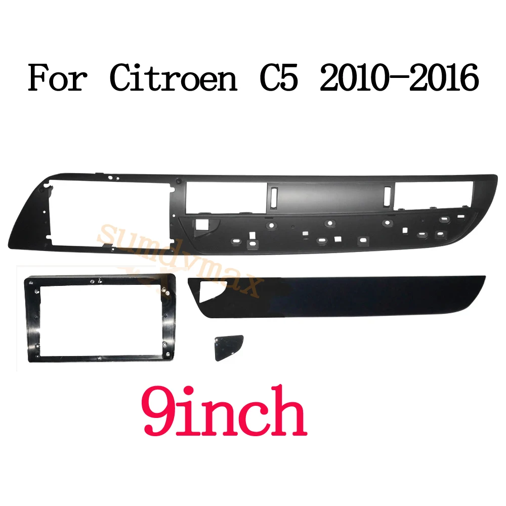 

2 Din Автомобильная радиоустановка, рамка для Citroen C5 CH 2010-2016, облицовка CD ABS, ободок для приборной панели
