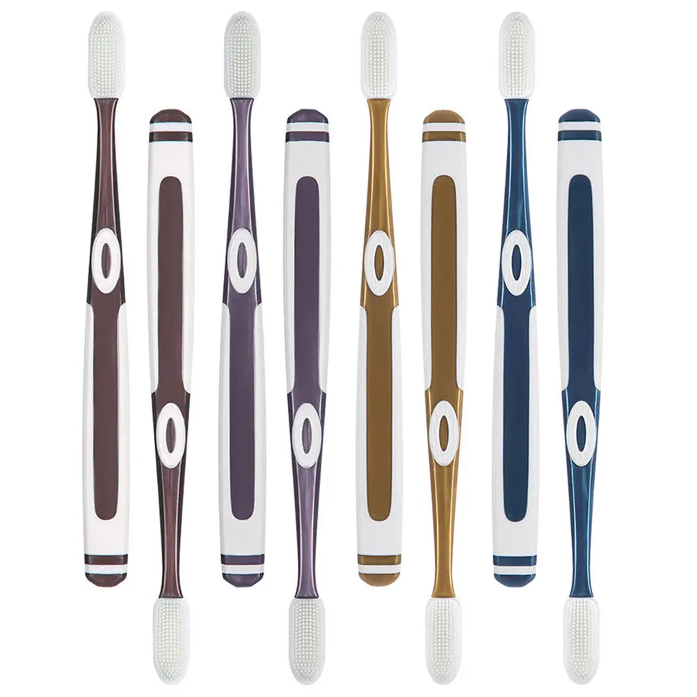 

Набор из 8 нано-насадок для зубных щеток, высококачественные ручные зубные щетки для взрослых, мягкая щетина, безопасные для десен, тщательная чистка, для путешествий