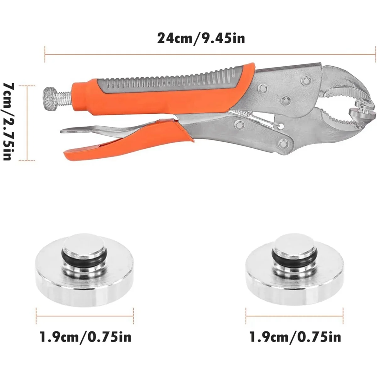 Металлические плоскогубцы, сверхмощный набор оснастки с 3 матрицами, подходит для установки/замены кожаных заклепок.
