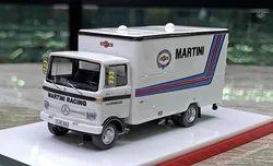 1/64 Model Car Benz LP608 Transporter Van Container Truck Resin Car Model Vehicles Toys Collection Decoration
