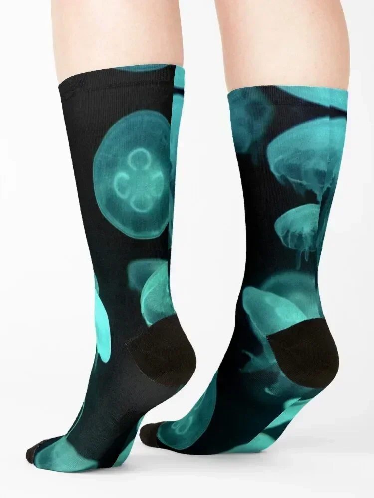 Jellyfish 2.0 Socks snow funny sock cotton halloween Ladies Socks Men's
