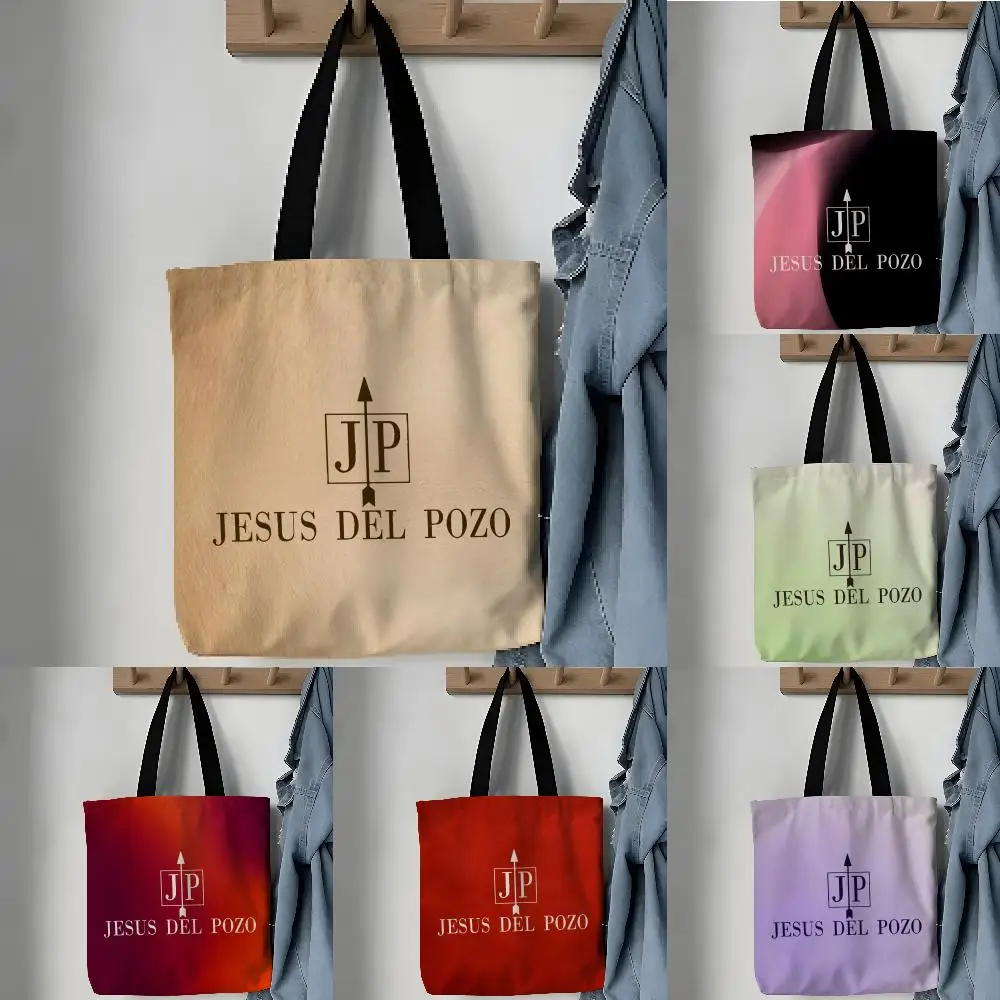 Bolsas de almacenamiento, bolso de hombro escolar de lona estética, bolsa de compras ligera, estilo distintivo con personalidad, JJesus del Pozo