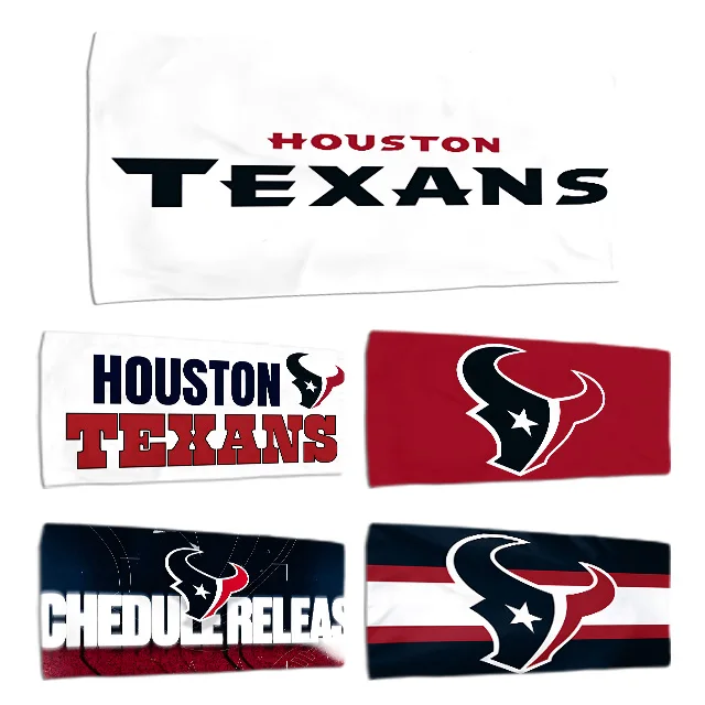 NFL Teams Beach Towel Microfiber Sand Free Quick Dry Soft Sandproof Pool Towels Gift for Houston Texans Women Travel Shower