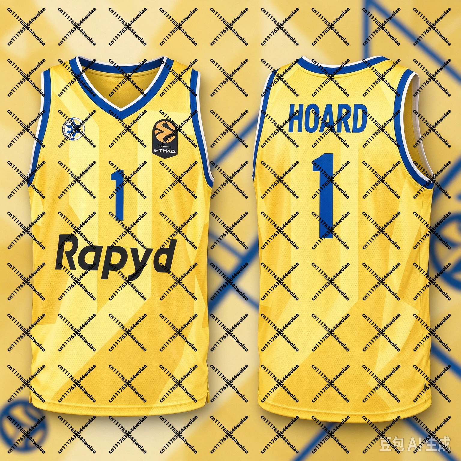 2026/27 New Arrival Maccabi Rapyd Tel Aviv Basketball Game Jersey Special Fan Jersey Kit Men's Sweatshirt Kids Training Clothing