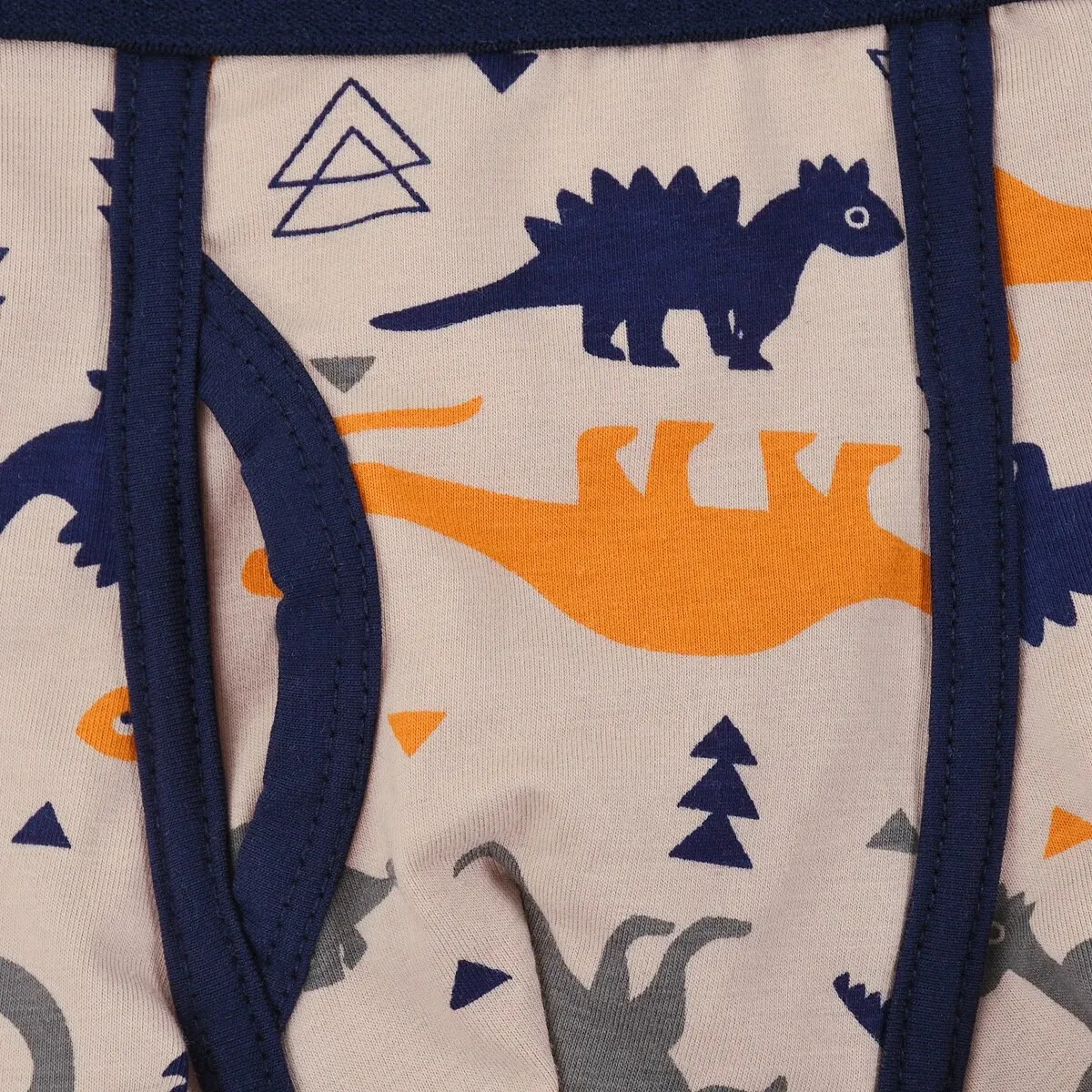 3pcs Toddler Kid Boys Underwear Soft Breathable Cartoon Dinosaur Fire Truck Pattern Comfy Boxers Briefs - Kids Fashion