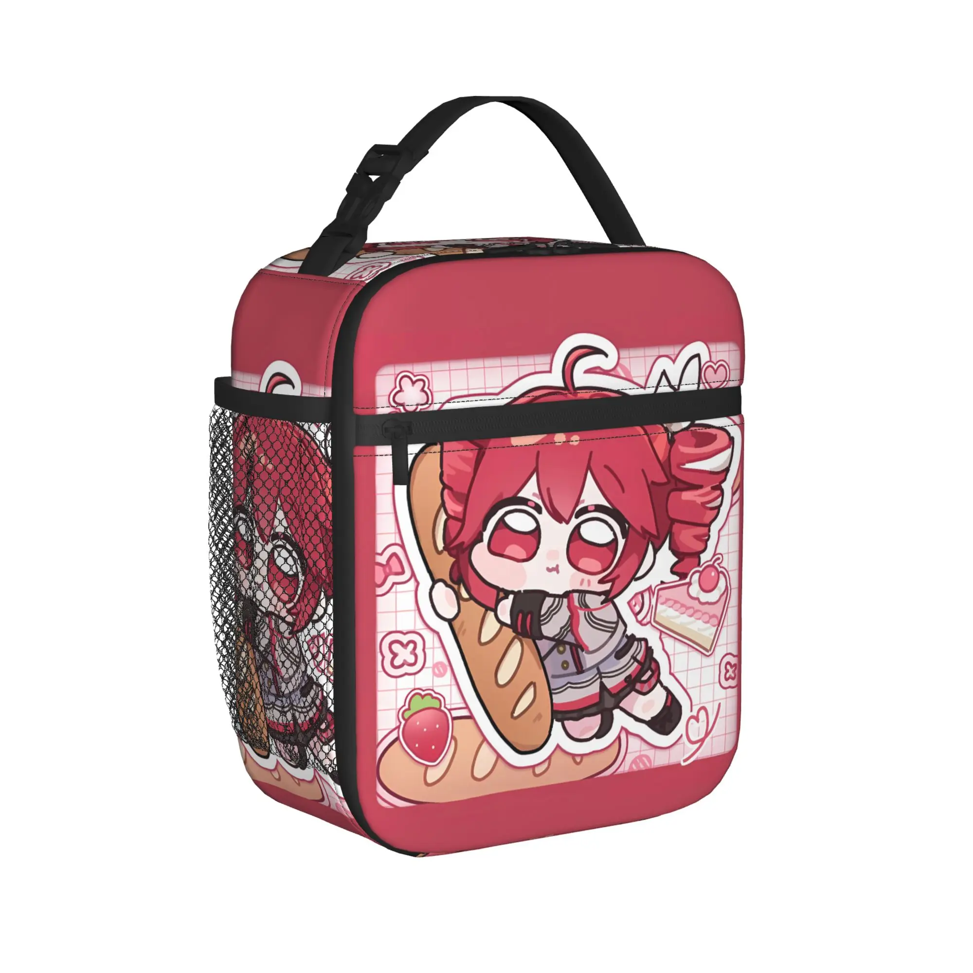 Kasane Teto Bread Twin Cute Lunch Bag Aesthetic Picnic Lunch Box Graphic Convenient Tote Food Bags