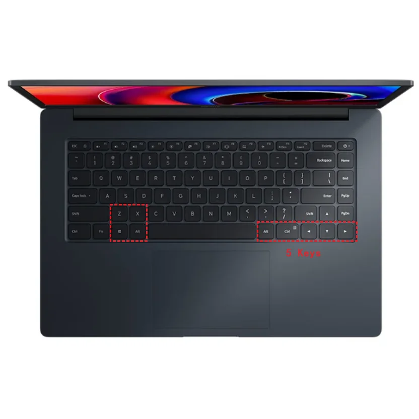 Russian Silicone Laptop Keyboard Cover skin For Xiaomi RedmiBook 15E 2023 /  Mi Notebook 15 Pro / Redmibook 16