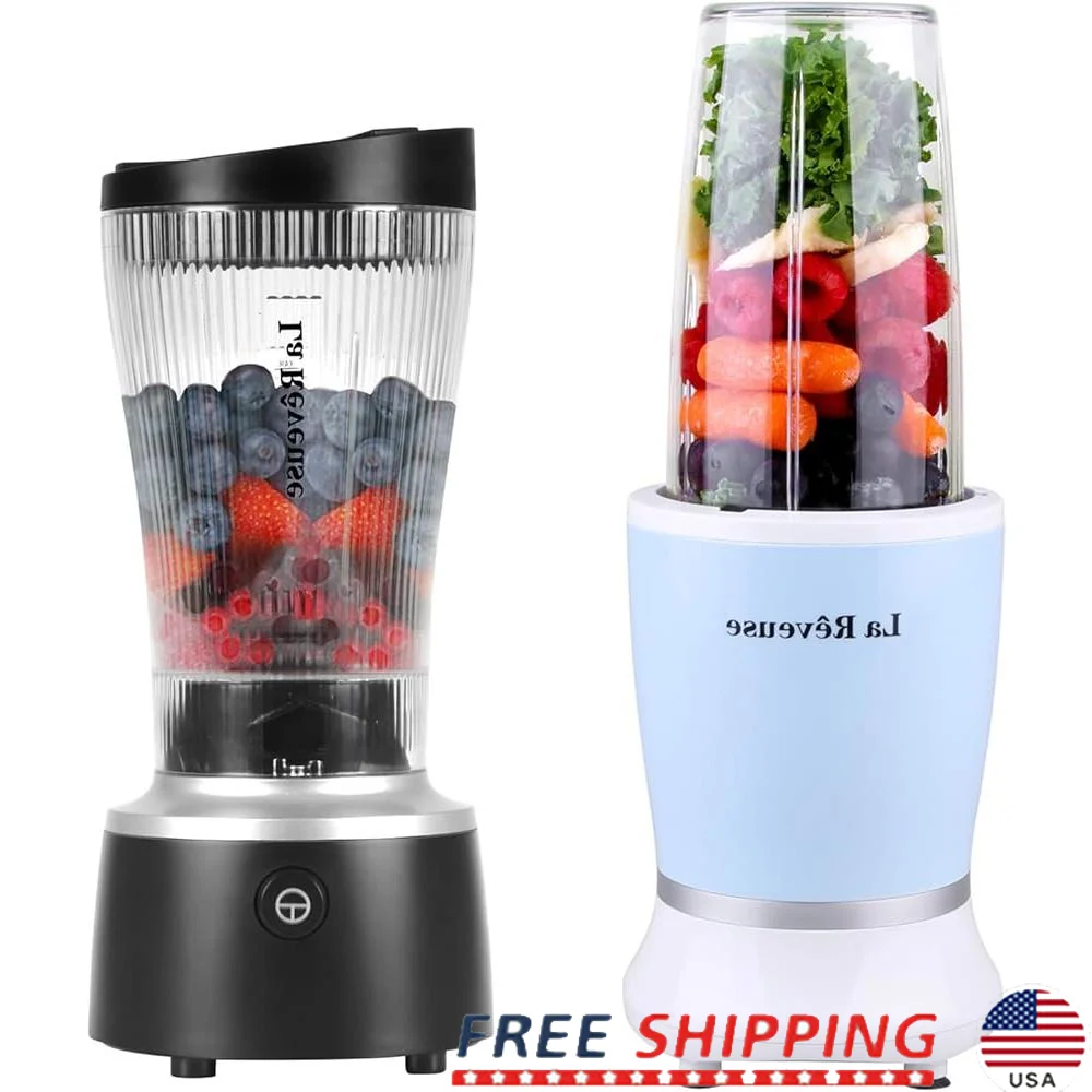 250W Smoothie Blender Portable Travel Mug One Touch Easy Operation BPA Free Healthy Drink Maker Juice Mixer Cup Grater Chopper