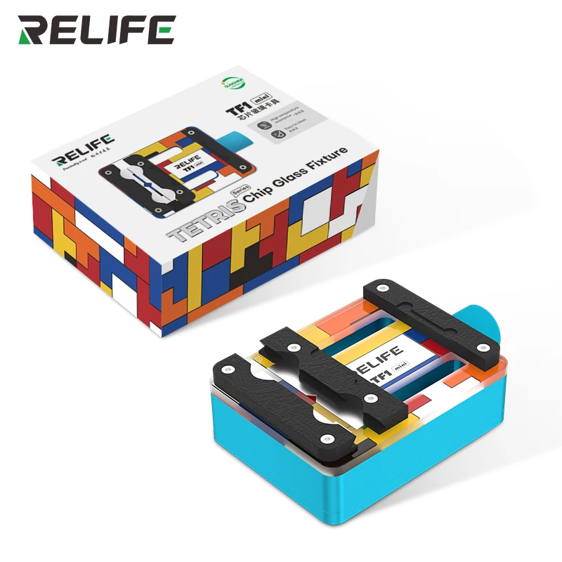 RELIFE Heat-Insulating Glass Chips Fixture /CPU/IC Fixture/Mobile PCB Fixture/Chips Fixture Repair Platfrom