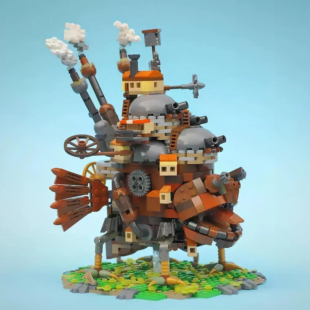 2025 novo clássico móvel castelo blocos de construção conjunto para Howled-movurado casa animada tijolos modelo brinquedo crianças presentes aniversário