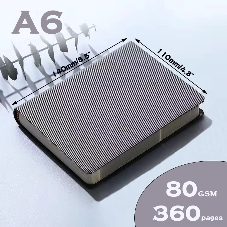 Notebooks A6 360P Lined/Blank Page Diary Planner Journal Notepad Stationery For Office School Supplies Bullet Sketch Agenda 2025