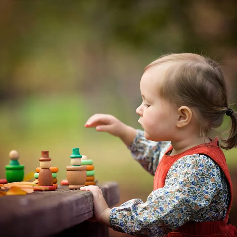 Saison Figur peg Menschen spielen Set vorgeben spielen Farbe Sortierung Spielzeug Frühling Sommer Herbst Winter montessori pädagogisches Spielzeug Geschenk