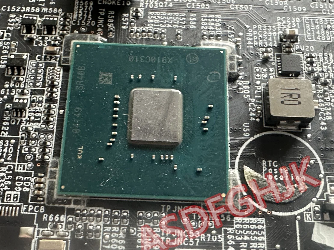 Original ms-16p71 for MSI ge65 GE75 Raider MS-16P7 ms-17c7 Motherboard with i7-9750h and  rtx2060m test ok