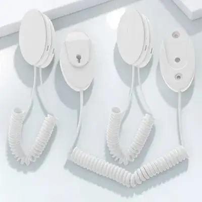 

Plastic Retractable Remote Control Tether With Adhesive Hook Anti-Lost Cord Leash For Phone Tablet Cellphone Ceiling Fan