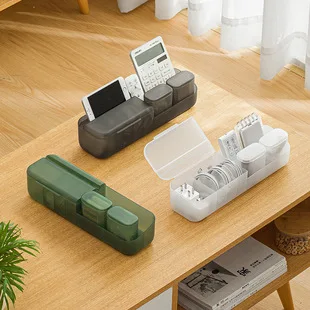 Adjustable Drawer Style Cosmetic Storage Box, Plastic Debris, Cosmetic Container, Separated Desktop Debris, Spice Sorting Box