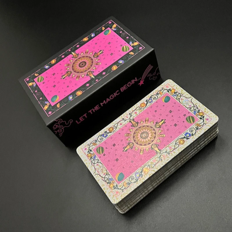 Pink & Rose Gold Classic Tarot - Board Game Book ulasan dan harga
