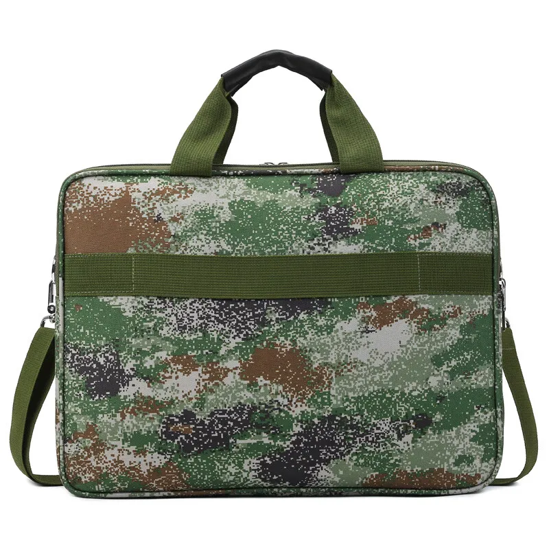 SIMOER-Bolso de camuflaje para ordenador portátil para hombre, bolsa de mano de Noche Estrellada verde, 830