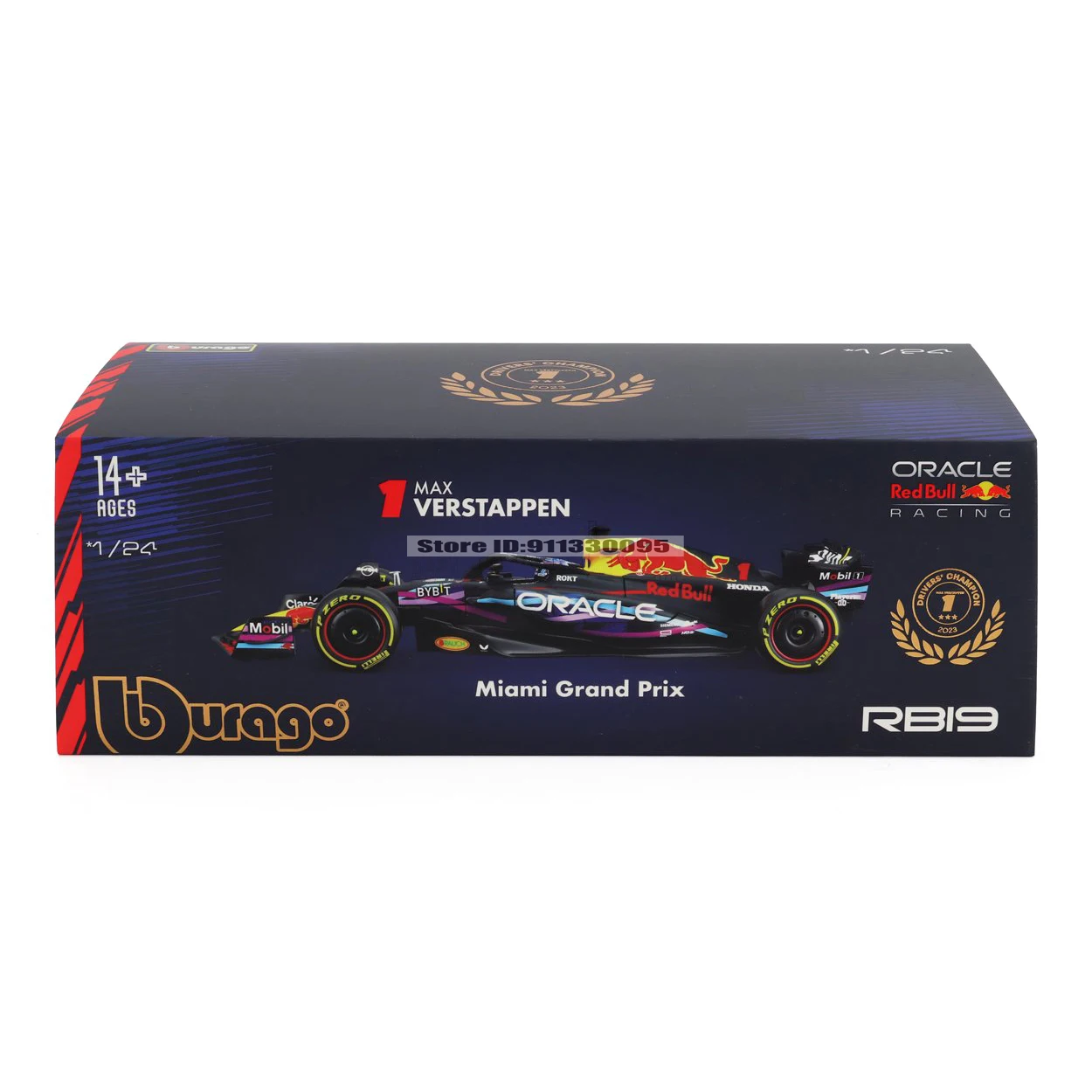 Bburago 1:24 F1 2023 Red Bull RB19 Amerikanische Rennstrecke # 1. Vestappan # 11 Perez Legierungs-Automodelle, Dekorationsstücke, Sammlerstücke, Spielzeug – Detail 21