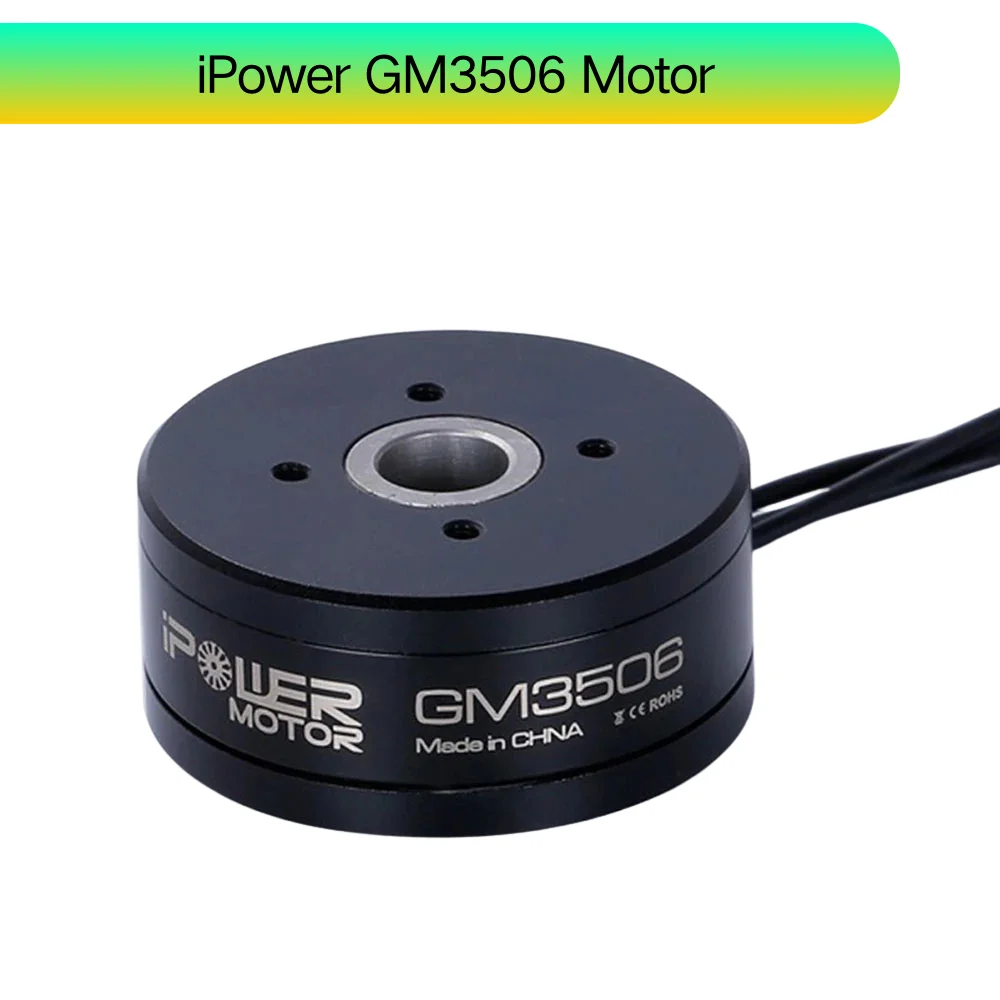 IFlight IPower Motor GM3506 130T With AS5048A Encoder 3506 Hollow shaft Brushless Gimbal Motor for SLR Camera Stabilization