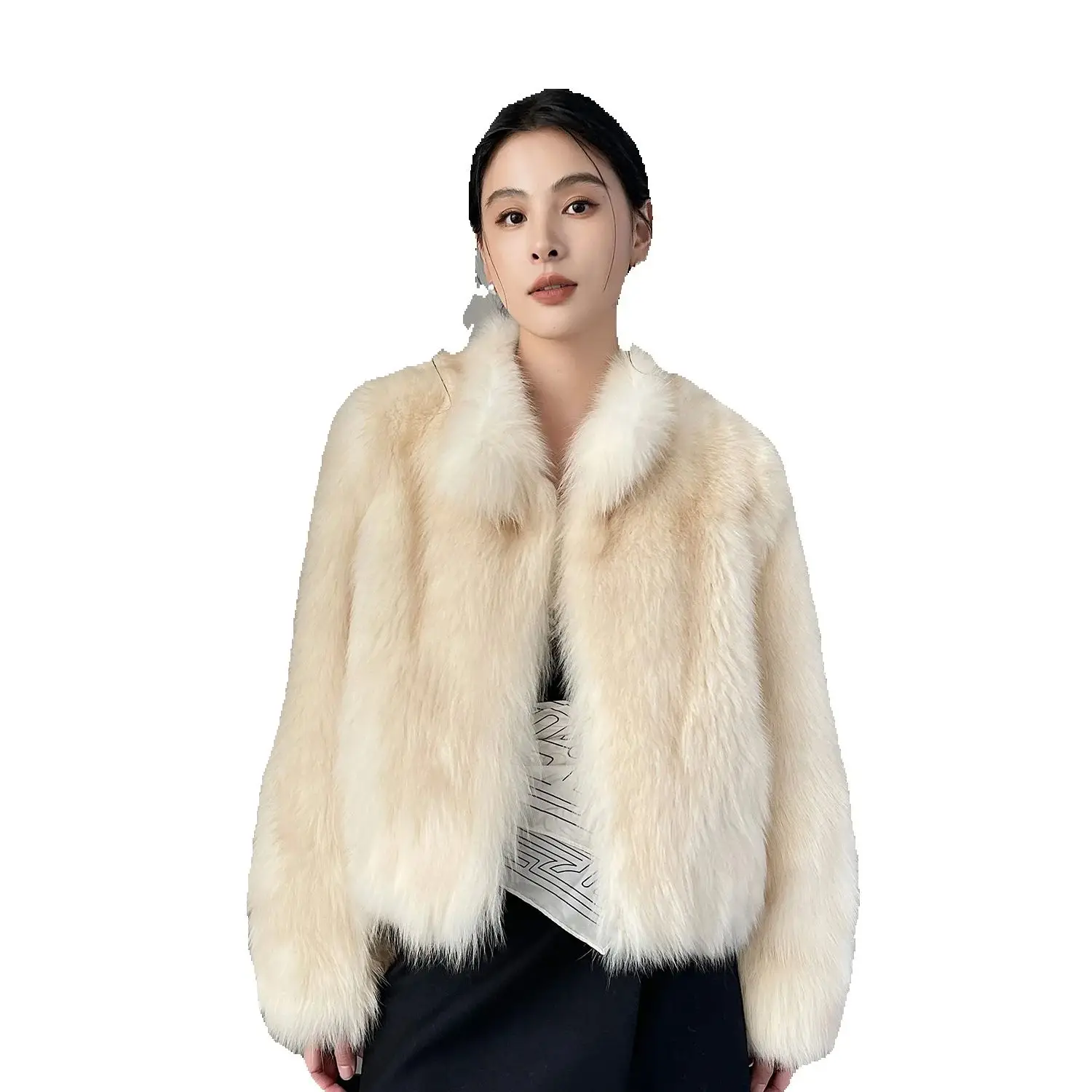 

2025Новая импортная женская шуба из лисьего меха, молодой стиль
