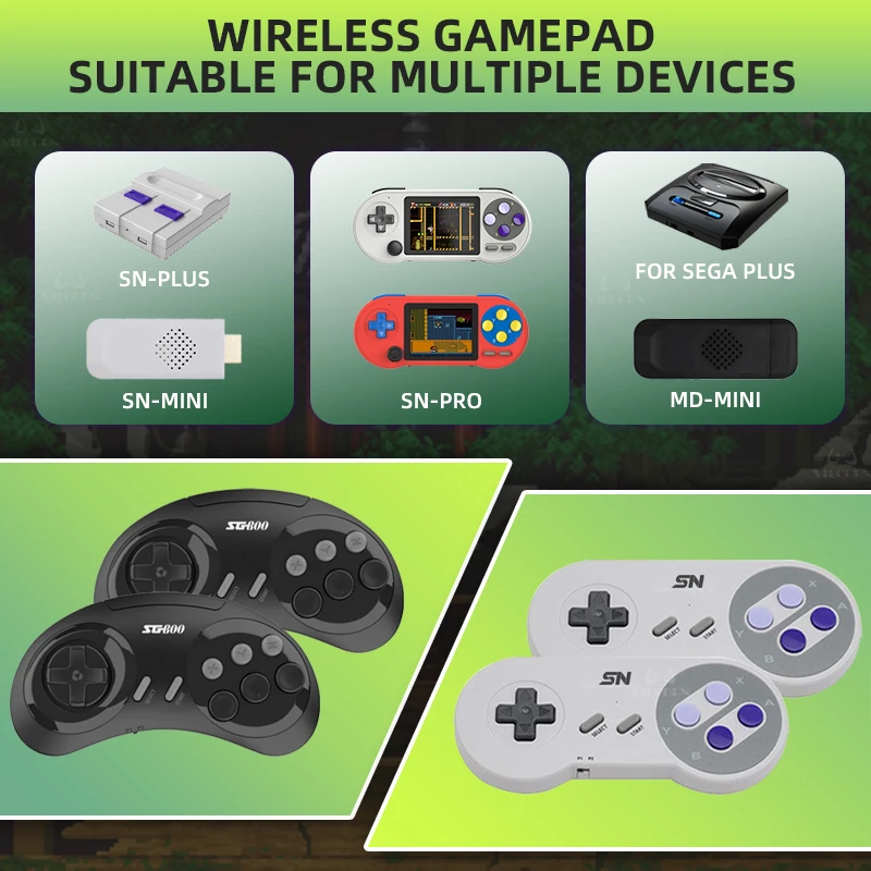 A pair of Gamepad for SG800/SG/SF2000/SNPRO/SNMINI/SN-PLUS