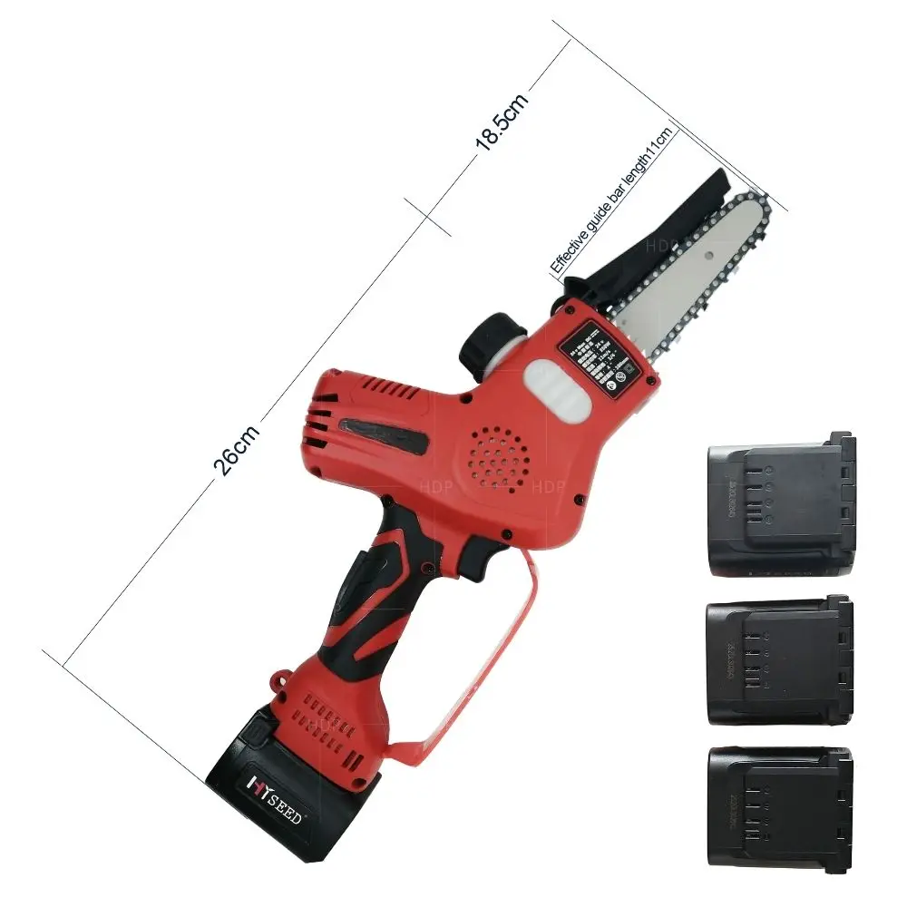 

Bamboo logging electric hand saw chainsaw single chain saw fruit tree household wireless lithium electric pruning small outdoor