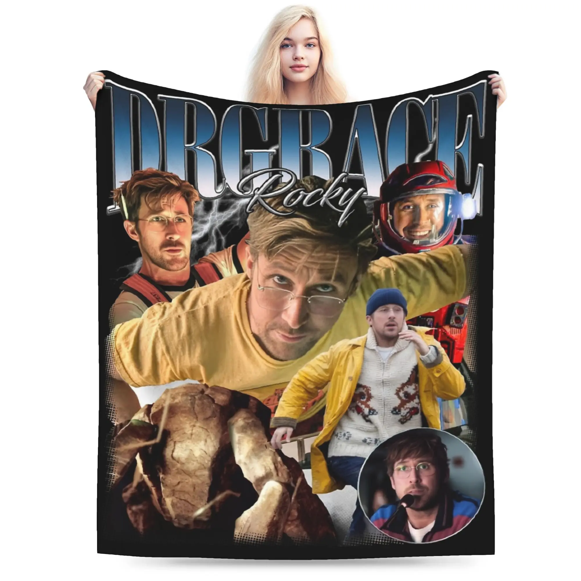 Ryland Grace Project Hail Mary Blankets Flannel Decoration Ryan Gosling Thin Throw Blankets for Home Office Bedspread