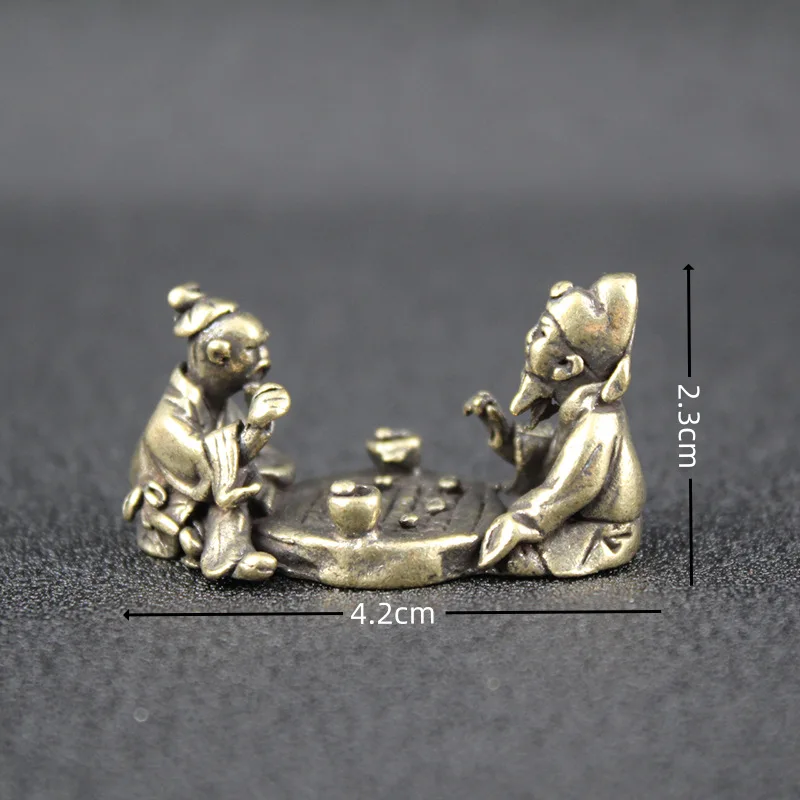 Copper Bullet Piano Theory Pure Brass Desktop Small Ornament Plaything Handheld Craft Palace Museum Cultural Antique