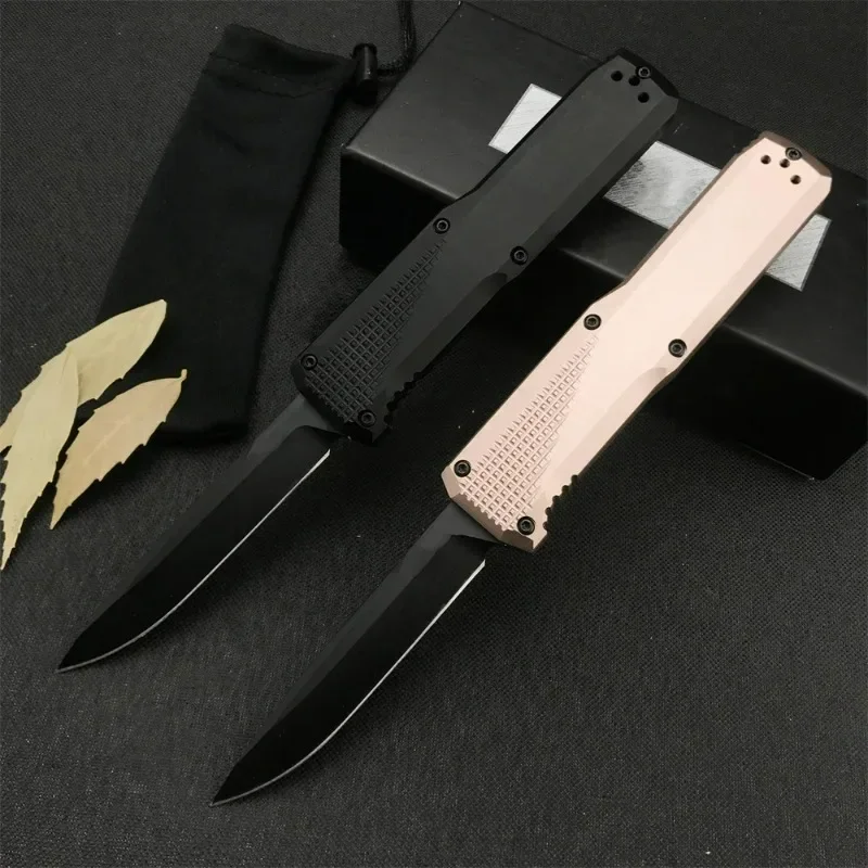 

BM4600 Pocket Knife D2 Blade Aluminum Alloy Handle Outdoor Selbstverteidigung Survival Tool Tactical Flipper EDC Multitool