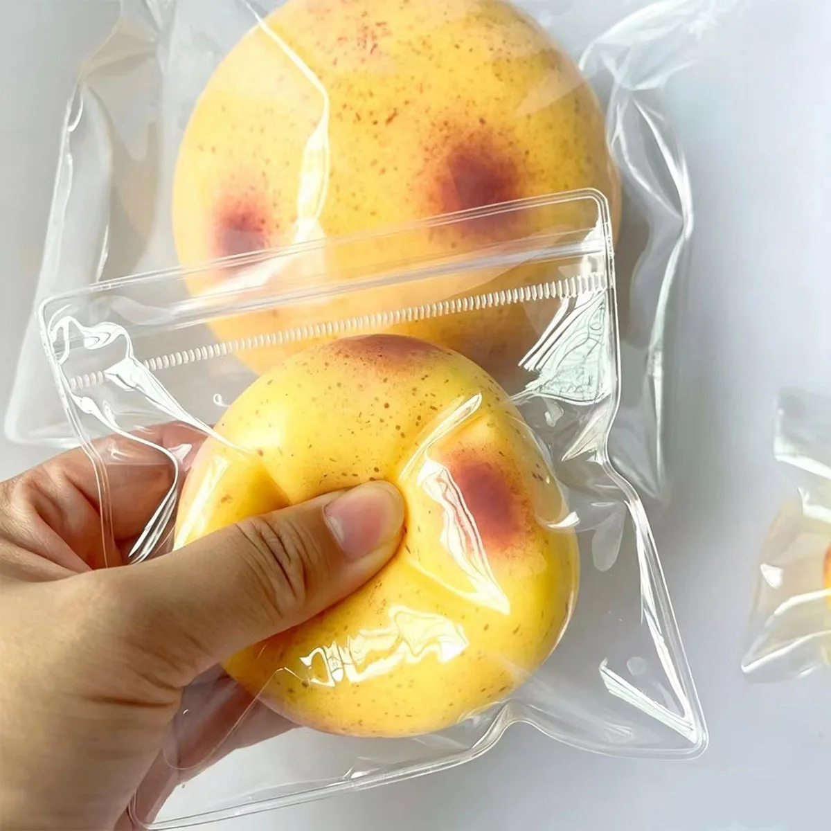 Potato Pudding Squishy Stress Ball Realistic Slow-Rise Fidget toy Soft Stretchy Squeeze gift for Anxiety Relief ADHD for Adults