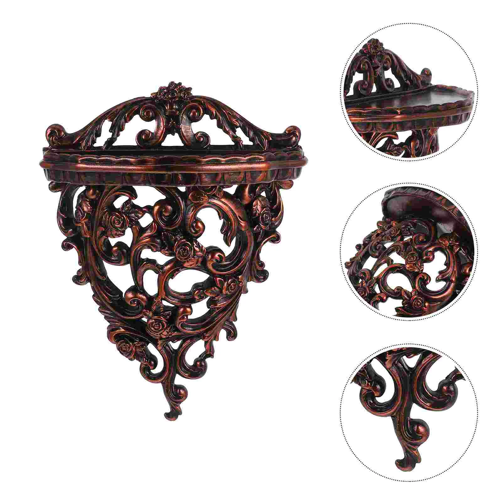 Wall Hanging Living Room Decorations Shelf Metal Color NX0182A S Compact High Strength Wear Resistant Multi Functional Storage