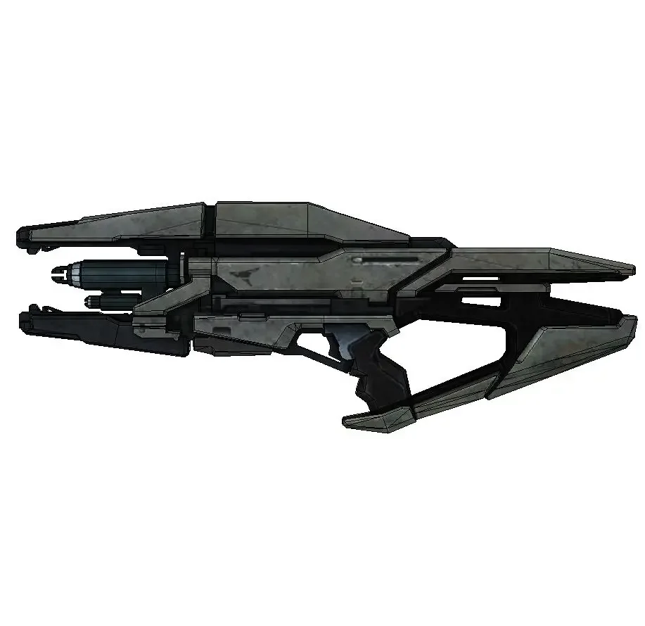 Mass Effect 3 Phaeston Rifle 1:1 Scale Paper Model 3D Handmade DIY Children Toy For Cosplay