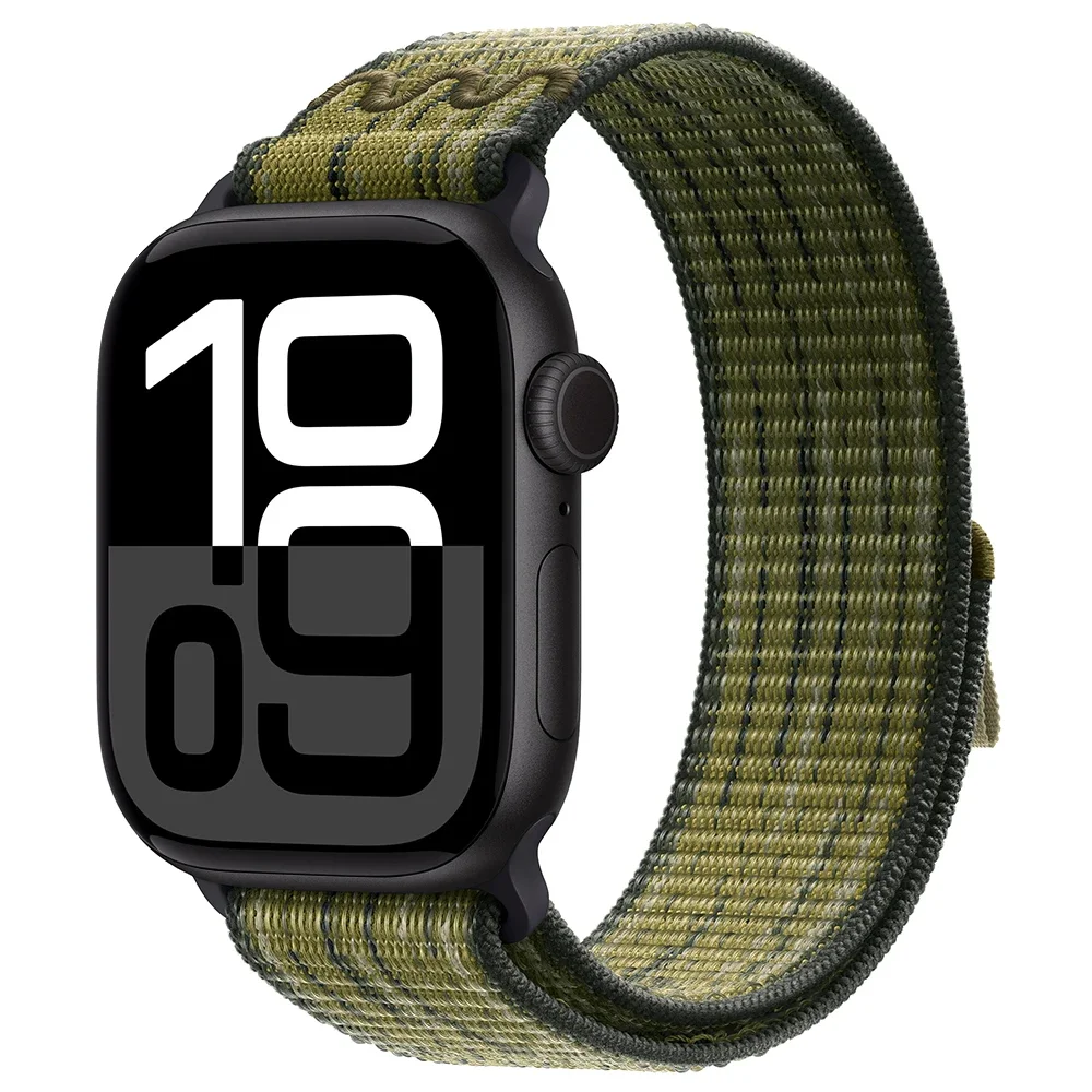 Nylon Loop Strap for apple watch band 44mm 40mm 45mm 41mm 46 42mm 49mm 44 45 mm bracelet iWatch series Ultra 2 10 9 SE 7 6 5 4 image 3