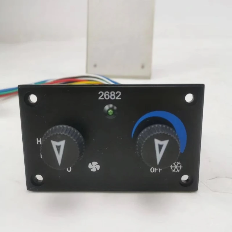 Shantui Bulldozer Cab air Conditioning Switch Control Panel 13Y-58D-15000 Heater Switch 3