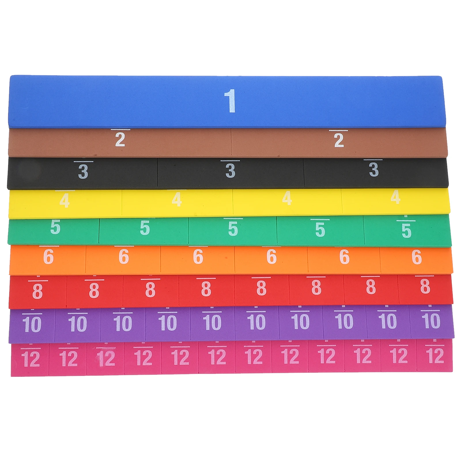 

Mathematics Demonstration Teaching Tools Fractions Manipulatives Tiles Strips Supplies Study Toy Students Arithmetic Toys
