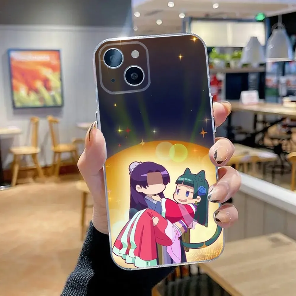 Jinshi Maomao A-Apothecary D-Diaries Phone Case For iPhone 16,15,14,13,12,11 Plus,Pro,Max,XR,XS,X,7,8 SE,Mini Transparent Soft