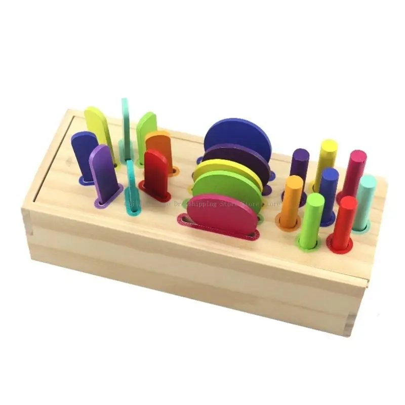 Edukacyjna zabawka do sortowania dla dzieci do dopasowywania kształtów i kolorów w celu rozwijania koordynacji Stymulacja