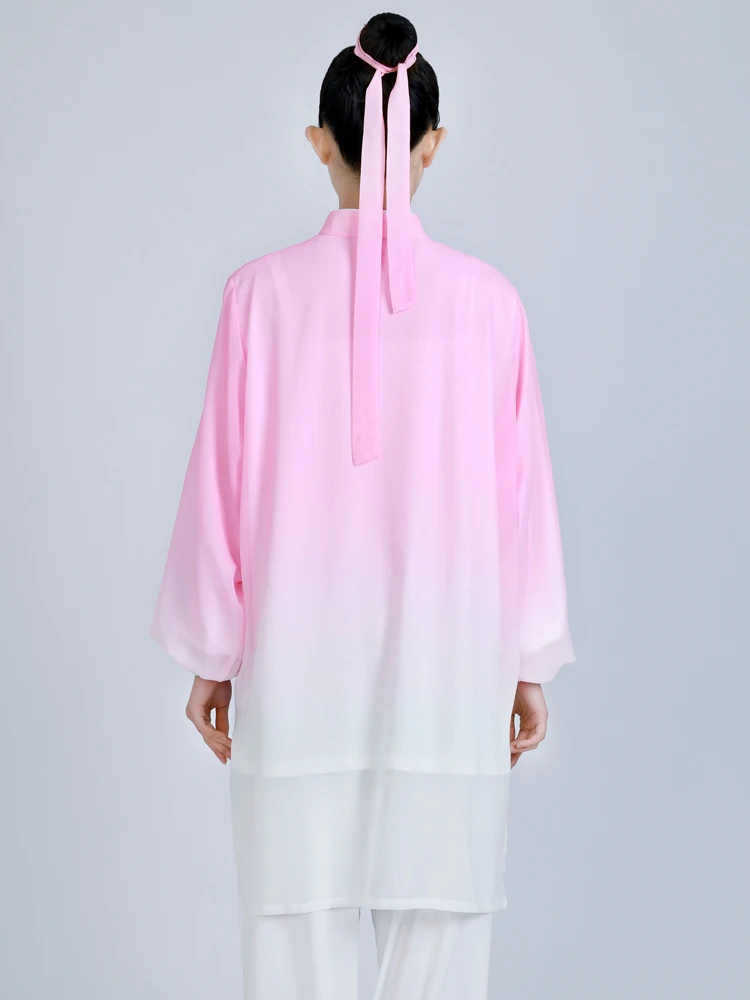 C e de Tai Chi para mujer, ropa de abrigo, traje de deriva, traje de cetición de artes marcis, una sola pieza...