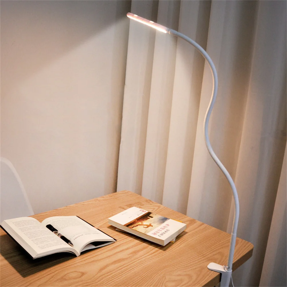 

Dimming Led Book Light 10W USB Powered Night Lamp I-shaped Clip 3000K/4200K/5500K &Timer High Brightness for Reading ,Working