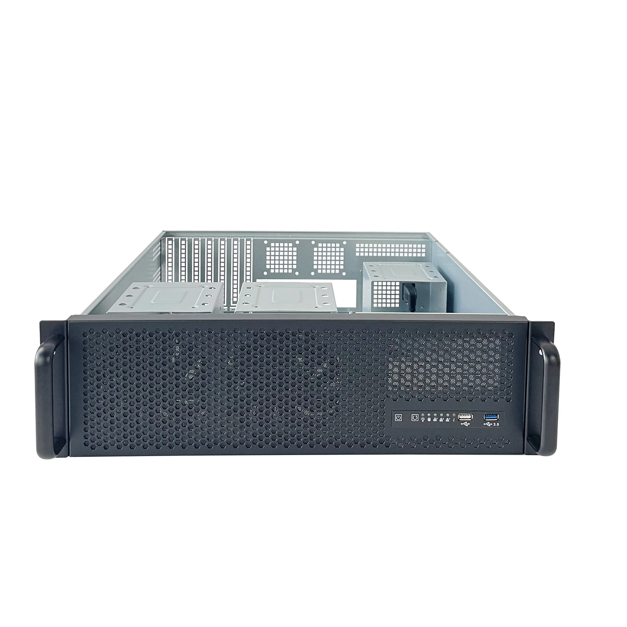 

3U rack chassis 45CM server multi-disk chassis industrial control ATX main board supports ATX power supply 2U power supply