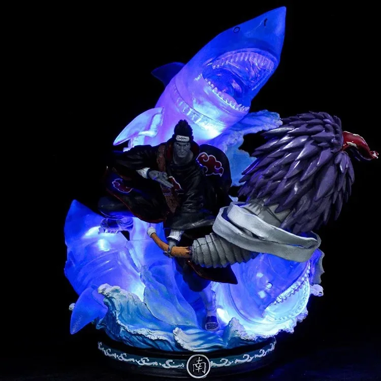 Naruto GK Akira Organization Dried Persimmon Ghost Shark Tailless Statue Glowing Anime Toy Figure Model