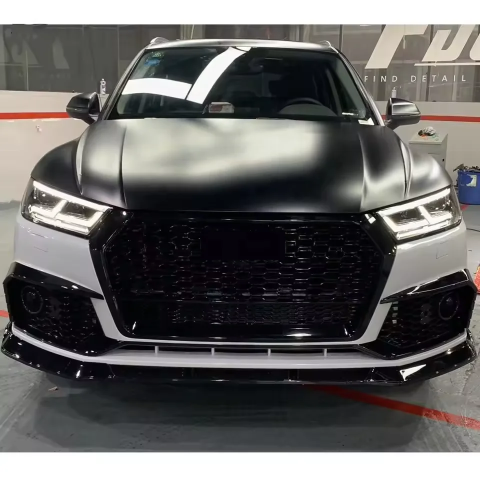 Hot product car bumpers for Q5 2018 2019 2020 changed to RS Q5 face model with bumpers grilles